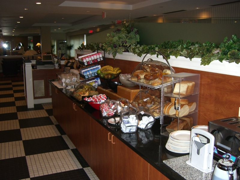 Frühstücksbuffet im Holiday Inn in Princeton